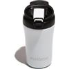 Muitomas, Tazza Termica con Coperchio, Tazza Termica Caffè per Bevande Calde e Fredde in Acciaio, Pratica e Portatile, Capacità 350ml, Colore Bianco