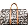 Louis Vuitton Pre-Owned - Borsone Stephen Sprouse Graffiti Keepall 50 2001 - Donna - pelle - Taglia unica - Marrone