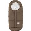 Nuvita 9605 Junior Cuccioli | Sacco Universale per Passeggino con Animaletti | Perfetto per Bambini da 6 a 36 Mesi (100 cm) | Resistente al Freddo fino a -13°C | Marrone