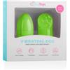 Easytoys - Uovo vibrante verde a 7 ritmi con telecomando