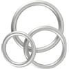 You2Toys Metallic - Set di anelli fallici in silicone (3 pezzi)