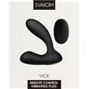 Svakom Vick - vibratore impermeabile per prostata e punto G (nero)