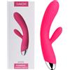 Svakom Angel - vibratore impermeabile, riscaldante con braccio per clitoride (rosso)