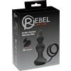 Rebel 2in1 - Vibratore Anale e Anello Fallico Ricaricabile con Radio (Nero)