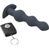 Dorcel Deep Secret M - vibratore anale nero con telecomando e batteria ricaricabile