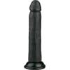 Easytoys - Dildo realistico con ventosa (20,5 cm) - nero