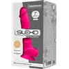 Silexd 7 - Dildo Ventosa con Testicoli - 17,5 cm (Rosa)