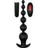 Dream Toys Cheeky Love - Vibratore anale a perle con telecomando (nero)