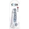 King Cock Clear 8 - Dildo con Ventosa e Testicoli (20 cm)
