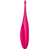 Satisfyer Twirling Fun - vibratore clitorideo rosa ricaricabile e impermeabile