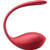 Satisfyer Shiny Petal - Uovo vibrante rosso a telecomando