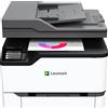 Lexmark MC3224i - Dispositivo multifunzione laser a colori 3 in 1 (stampante, fotocopiatrice, scanner, Wi-Fi, connessione di rete, fino a 22 ppm, stampa automatica fronte/retro, touchscreen da 7,2