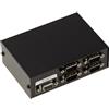 KALEA-INFORMATIQUE Scatola di condivisione seriale RS232 Switch a 4 Porte RS-232. Reversibile, 4 ingressi a 1 Uscita Oppure 1 Ingresso a 4 uscite
