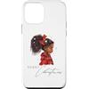 Black Girl Christmas Miracle Holiday Gif Custodia per iPhone 12 mini Ragazza nera magica pelle marrone ragazze melanina sorella di Natale