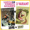 Set 2x Fumetti di Topolino Variant n. 3597 + 3598 Cover Lucca Comics 2024 Raro