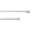 TATAY Anello per tubo doccia argento, 1,5 m, PVC Flexo, antitorsione, torsione a 360°, antigraffio, filettatura universale G 1/2", Bianco