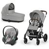 Cybex Gold - Cybex Gold Trio New Balios S Lux Stone Grey Telaio Silver Con Aton S2 2025