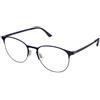 Ray-Ban RX6375 2981 | Occhiali da Vista Graduati | Prova Online | Unisex | Metallo | Tondi | Blu, Argento | Adrialenti