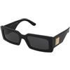 Dolce & Gabbana DG4416 501/87 | Occhiali da Sole Graduati o Non Graduati | Prova Online | Plastica | Rettangolari | Nero | Adrialenti