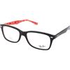 Ray-Ban Occhiali da vista Ray-Ban RX5228 - 2479 | Occhiali da Vista Graduati | Prova Online | Unisex | Plastica | Quadrati | Nero | Adrialenti