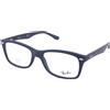 Ray-Ban Occhiali da vista Ray-Ban RX5228 - 5583 | Occhiali da Vista Graduati | Prova Online | Unisex | Plastica | Quadrati | Blu | Adrialenti