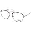 Ray-Ban RX6414 2983 | Occhiali da Vista Graduati | Prova Online | Unisex | Metallo | Pilot | Nero | Adrialenti