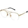 Ray-Ban RX6444 2500 | Occhiali da Vista Graduati | Prova Online | Unisex | Metallo | Pilot | Oro | Adrialenti