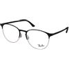 Ray-Ban RX6375 2861 | Occhiali da Vista Graduati | Prova Online | Unisex | Metallo | Panthos | Nero | Adrialenti