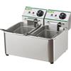 Fimar Easyline Friggitrice da Banco Doppia Vasca FY44L - Capacità Olio lt 4,2 + 4,2