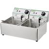Fimar Easyline Friggitrice da Banco Doppia Vasca FY88L - Capacità Olio lt 8 + 8