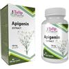 Tulip BioPharma Apigenina 100mg | 120 Capsule | Scorta per 4 Mesi | Flavone di Camomilla ad Alta Purezza, Senza Additivi Superflui | Controllato da Laboratorio Indipendente