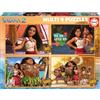Educa - Puzzle Vaiana 2 | 4in1 Progressivo 50/80/100/150 pezzi | Vaiana 2, Moana Disney | dai 5 anni (20104)