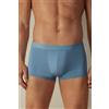 Intimissimi Boxer In Microfibra Con Logo Azzurro
