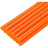 QUARKZMAN Mini Stick Colla a Caldo per Pistola Colla a Caldo 11mm x 200mm Arancione 12pz