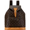 Louis Vuitton Pre-Owned - Zaino Monogram Montsouris GM 1997 - Donna - pelle/tela - Taglia unica - Marrone