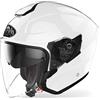 Airoh CASCO JET AIROH FIBRA H.20 WHITE GLOSS TAGLIA XL