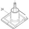 Makita BASE ANTERIORE PER KP0800 PIALLA MAKITA 318491-4