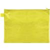 VELOFLEX - Busta portadocumenti DIN A4 con cerniera, giallo | Formato 320 x 235 mm, in materiale EVA rinforzato con tessuto, senza PVC, idrorepellente, con cinturino di trasporto