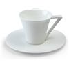 LE COQ PORCELAINE Aglos tazza caffè cl 10 con piattino bianco Ø cm 13 (minimo 6 pezzi)