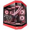 GielleService CASE MARS Gaming Premium MC-3T Tre pannelli in vetro temperato Montaggio GPU verticale