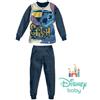 Disney Pigiama Felpato Stitch Bimbo 3-10a Disney Cod. DY40M4410