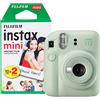 instax Fujifilm Instax Mini 12 - Fotocamera istantanea con confezione da 20 pellicole, colore: Verde menta