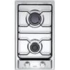 Delonghi De'Longhi I 23 D piano cottura Acciaio inossidabile Da incasso 30 cm Gas 2 Fornello(i)"
