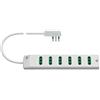 Vimar FP00402.C.B multipresa 6 prese 10A spina piatta 10A cavo 1.5m, bianco
