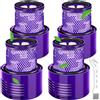 Smyidel Filtro per Dyson V10 SV12,Filtro Lavabile per Dyson V10 SV12 Aspirapolvere Cyclone Series, V10 Absolute/Animal/Total Clean/Motorhead, Sostituisci # DY-969082-01(4 Packs)