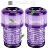 Smyidel Filtro per Dyson V12, 2 Pezzi Filtro per Dyson V12 Detect Slim Absolute Extra Total Clean Motorhead Complete aspirapolvere, Replacement Part # 971517-01