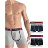 Renato Balestra 3 Boxer Uomo Colorati In Cotone Elasticizzato