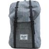 Herschel Supply Company Retreat, Zaino Uomo, Raven Crosshatch/Black, Taglia unica