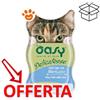 Oasy Cat Delicatesse Paté con Merluzzo - Vaschetta Da 85 Gr - CONFEZIONE RISPARMIO