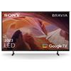 Sony Bravia KD-43X80L Smart TV LED 4K HDR Google TV Eco Pack Bravia Core Flush Surface Design Nero